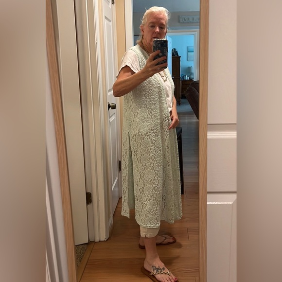 LuLaroe Lace mint Joy…Size Large - Picture 7 of 8